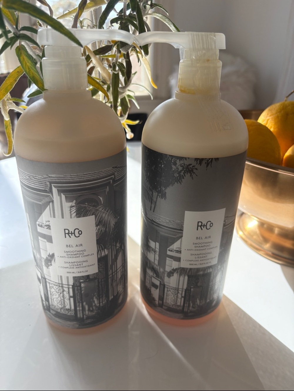 R+Co Bel Air Smoothing Shampoo Duo - Cream & Black